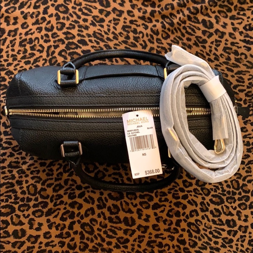 Michael Kors Large Leather Satchel - Picture 3 of 9